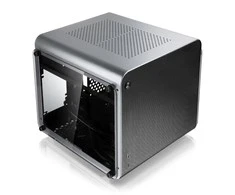 Raijintek METIS EVO TG Mini-ITX dėklas, grūdintas stiklas - sidabras