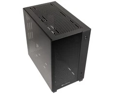 Raijintek PAEAN MINI Mini-ITX dėklas, grūdintas stiklas - juodas