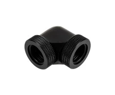 Raijintek Pelias D160906, 16mm, 90-degree Adapteris – 6-pack, juodas