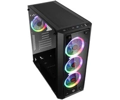 Raijintek PONOS TG4 korpusas - juodas