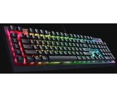 Razer BlackWidow V4 X Gaming -klaviatūra, Full Size, RGB - Žalias Switches, ISO (DE)