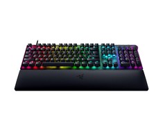 Razer Huntsman V2 Laidinė žaidimų klaviatūra RGB LED, USB, DE, Clicky Optical Violetinė Switch, Juoda