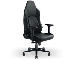 Razer Gaming Chair with Lumbar Support Iskur V2 EPU Synthetic Leather; Steel; Aliuminio | Juodas/Žalias