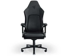 Razer žaidimų kėdė su juosmens atrama Iskur V2 EPU Leather, Aliuminio | Juodas