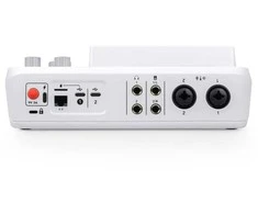 Rode RØDECaster Duo Baltas Podcast gamybos studija Muzikos gamybos stotis, baltas