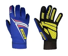 Sabelt G34 Sim Gloves Rękawice wyścigowe, dotykowe, silikonowa dłoń, 216-223mm obwód - mėlyna, S (00319-02-02-BLU-S)