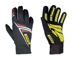 „Sabelt Sim Racing“ „Sabelt G34 Sim Gloves“ lenktynių pirštinės, lietimui jautrios, silikoninės delno srityje, 231–237 mm apimties, juodas, L