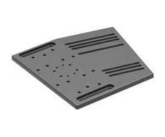 Sabelt Sim Racing Sabelt Shifter &amp; Handbrake Plate, Aliuminio-Platte - juodas
