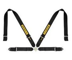 Sabelt Sim Racing Sabelt Sim Seatbelts Kit, 4-Punkt-Gurt, mit Montage-Kit, kompatibel mit P-, S- und X-Serie - juodas