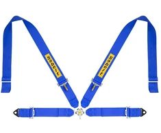 Elica Sabelt Sim Seatbelts Kit 4-punktowy pas su zestawem montażowym kompatybilny su serią P-, S- i X- mėlyna