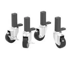 Sabelt Sim Racing Sabelt Wheels Kit, Schwerlast-Rollen, für Simracing-Rig - juodas, 4er-Set