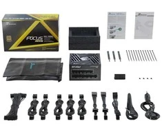 Seasonic Focus GX 80 PLUS Gold PSU, modular – 1000 Watt, juodos spalvos