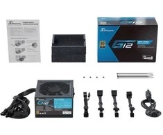 Seasonic G12 GM 80 PLUS Gold PSU, halbmodular – 850 Watt, juodos spalvos