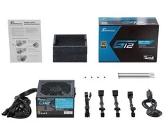 Seasonic G12 GM 80 PLUS Gold power supply, semi-modular – 750 watts, juodas