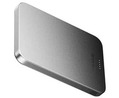 SHARGE AeroMag Air Powerbank, 15W Qi2, 20W USB-C - 5.000mAh, juodas