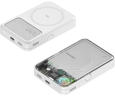 SHARGE ICEMAG 2 Powerbank, 10,000mAh, 15W Qi2, 30W USB-C - transparent