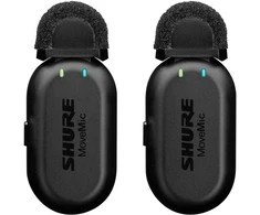 „Shure“ | „MoveMic“ dviejų kanalų prisegami mikrofonai | Triukšmo mažinimas