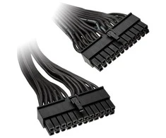 SilverStone 24 Pin ATX to 24 Pin Cable 350mm - juodos spalvos