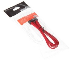 SilverStone 6 kontaktų PCIe į 6 kontaktų PCIe prailginimo kabelis, 250 mm, raudonas