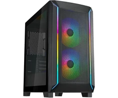 „SilverStone FARA 312 Micro–ATX“ korpusas, grūdintas stiklas – juoda