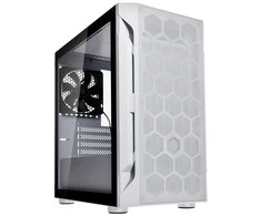 „SilverStone Fara H1M Micro–ATX“ korpusas, grūdintas stiklas – balta