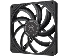 SilverStone SST-AS140B Air Slimmer 140 PWM korpuso ventiliatorius – juodos spalvos