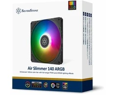 SilverStone SST-AS140B-ARGB Air Slimmer 140 PWM Fan – juodas