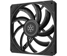 SilverStone SST-AS140B Air Slimmer 140 PWM korpuso ventiliatorius – juodos spalvos