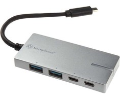 HUB USB SilverStone 2x USB- C + 2x USB- A 3.1 Gen1 (SST- EP09C)