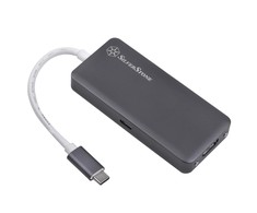 HUB USB SilverStone SST-EP14C - USB 3.1 Typ-C Gen1 auf HDMI, 3x USB 3.1 Gen 1 Type-A, 1x USB 3.1 Gen 1 Type-C (PD 2.0 charging)