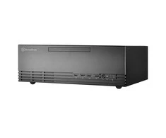„SilverStone SST–ML11B Milo Slim HTPC Micro–ATX“ korpusas – juoda