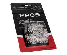 SilverStone SST-PP09, cable comb set, transparent