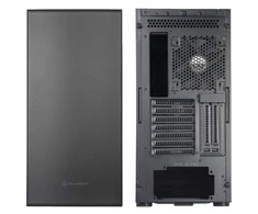 „SilverStone SST–SEQ1B SETA Q1 Midi–Tower“ – juoda