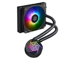 SilverStone VIDA 120 SLIM, pilnas vandens aušinimas, juodas - 120mm