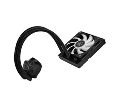 SilverStone VIDA 120 SLIM, pilnas vandens aušinimas, juodas - 120mm