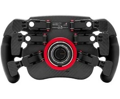 Žaidimų vairas SIMAGIC FX Pro su spalvotu ekranu, pilnai anglies pluošto, su šešiomis mentelėmis, QR50 jungikliu