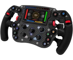 Žaidimų vairas SIMAGIC FX Pro su spalvotu ekranu, pilnai anglies pluošto, su šešiomis mentelėmis, QR50 jungikliu