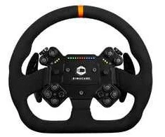 Simucube Valo GT-23 SC3 Simracing-Lenkrad, 320 mm Skersmuo, GT-Design, SC3-Quick-Release - juodas, wildleder
