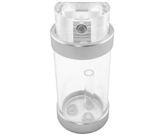 Singularity Computers Protium Reservoir 100mm – Acrylic, sidabrinis