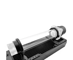 Singularity Computers Protium Reservoir 250mm – Acrylic, frosted, juodas