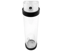Singularity Computers Protium Reservoir 200mm – Acrylic, frosted, juodas