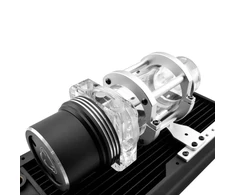 Singularity Computers Protium Reservoir 100 mm – Acrylic, Juodas