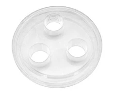 Singularity Computers Protium Triple Port Cap, Cover for Reservoir – Acrylic, transparent