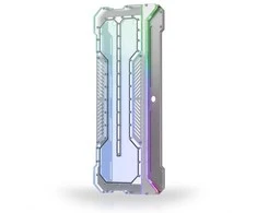 „Singularity Computers Spectre 3.0 Integra Elite Distroplate“ – sidabrinė
