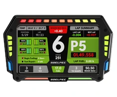 SOELPEC XR-7 Ekranas, sim racing touchscreen, RGB telemetry – juodas