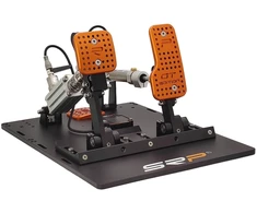 SRP GT-R 2P Sim Racing Pedal Set, pneumatic, 16-bit, 15-45 mm - juodas