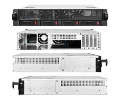 Serveris SilverStone RM21–304 Rackmount Serverio korpusas, 2U, Micro–ATX – juoda