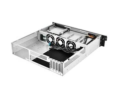 SilverStone RM21–308 Rackmount Serverio dėklas, 2U, Micro–ATX – juoda