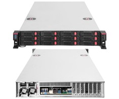 SilverStone RM22–312 Rackmount Serverio dėklas, 2U, E–ATX – juoda