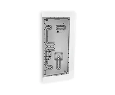 Stealkey Customs Phanteks NV9 x Stealkey Distroplate, D-RGB- baltas
